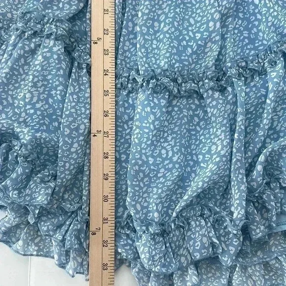 Saints + Secrets X Hello Molly Feel The Vibe Floral Ruffle Dress Size US Small - Picture 10 of 12